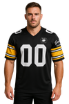 Gorilla Sportswear Black and Yellow Football Jersey