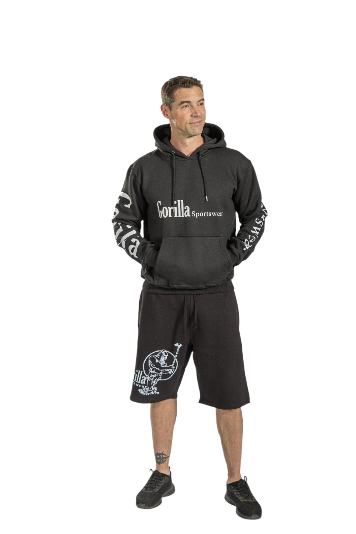 Birdie Blend Sleek Golf Hoodie and Short Ensemble