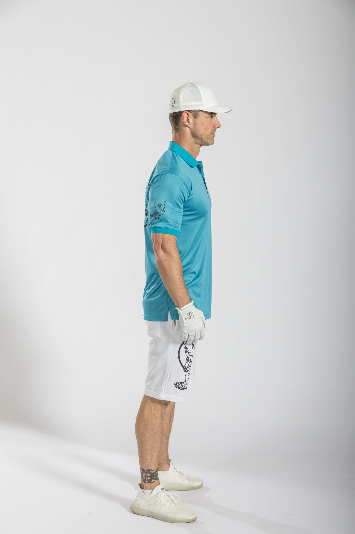 Mens & Womens Unisex Lightweight Skyblue Golf Shirt