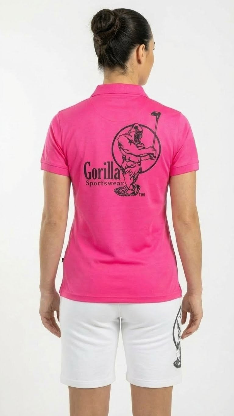 Men & Women Unisex Lightweight Pink Golf Shirt for Breathable Comfort and Performance