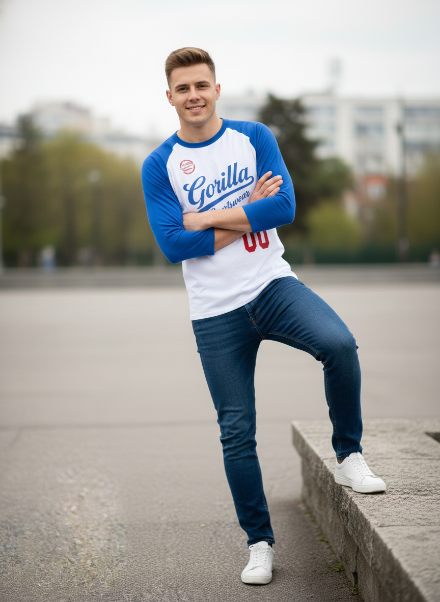 Men’s Baseball T-Shirt for Comfort, Training, and Everyday Wear