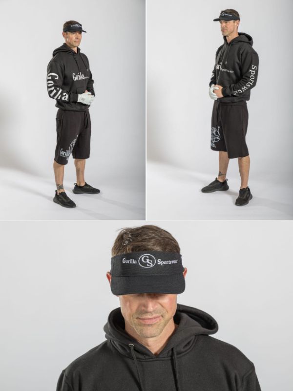 Birdie Blend Sleek Golf Hoodie and Short Ensemble