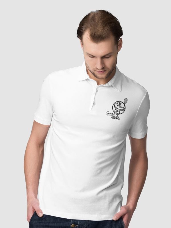 Men & Women Short Sleeve Tennis Polo Shirt - Smooth Polyester Lightweight