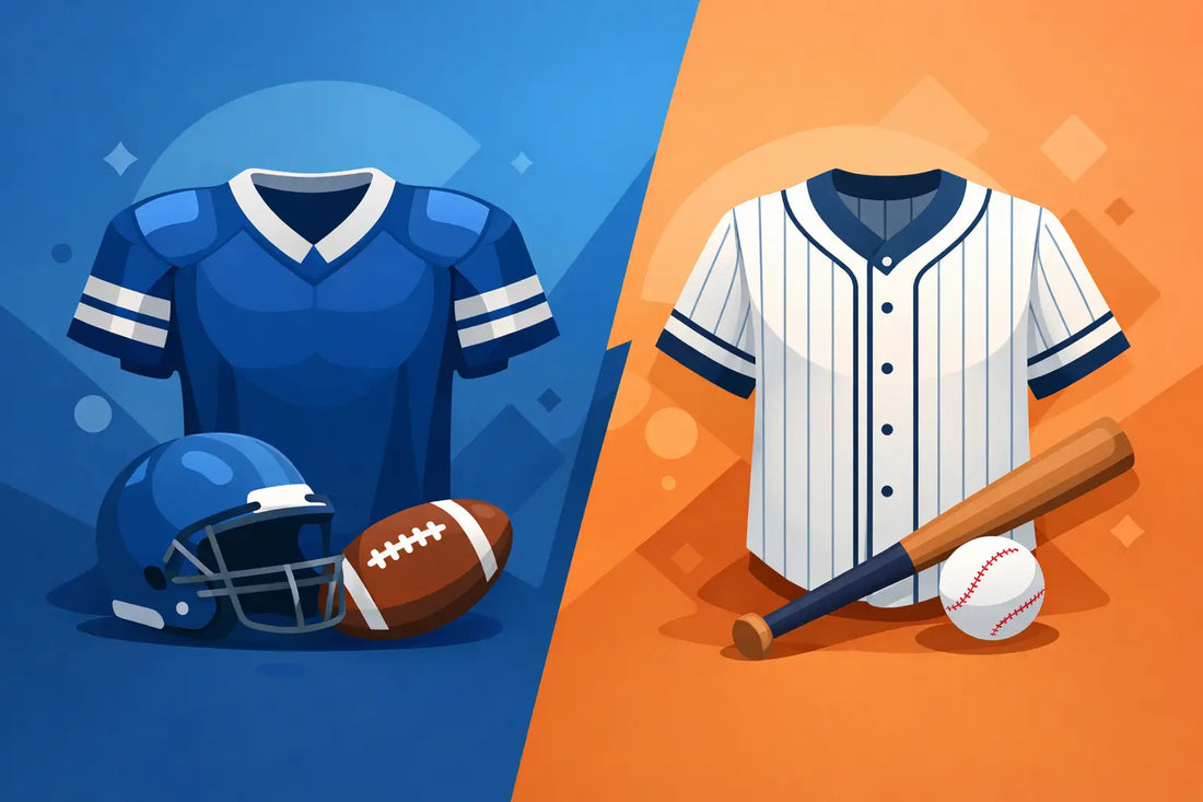 Football Jerseys vs Baseball Jerseys
