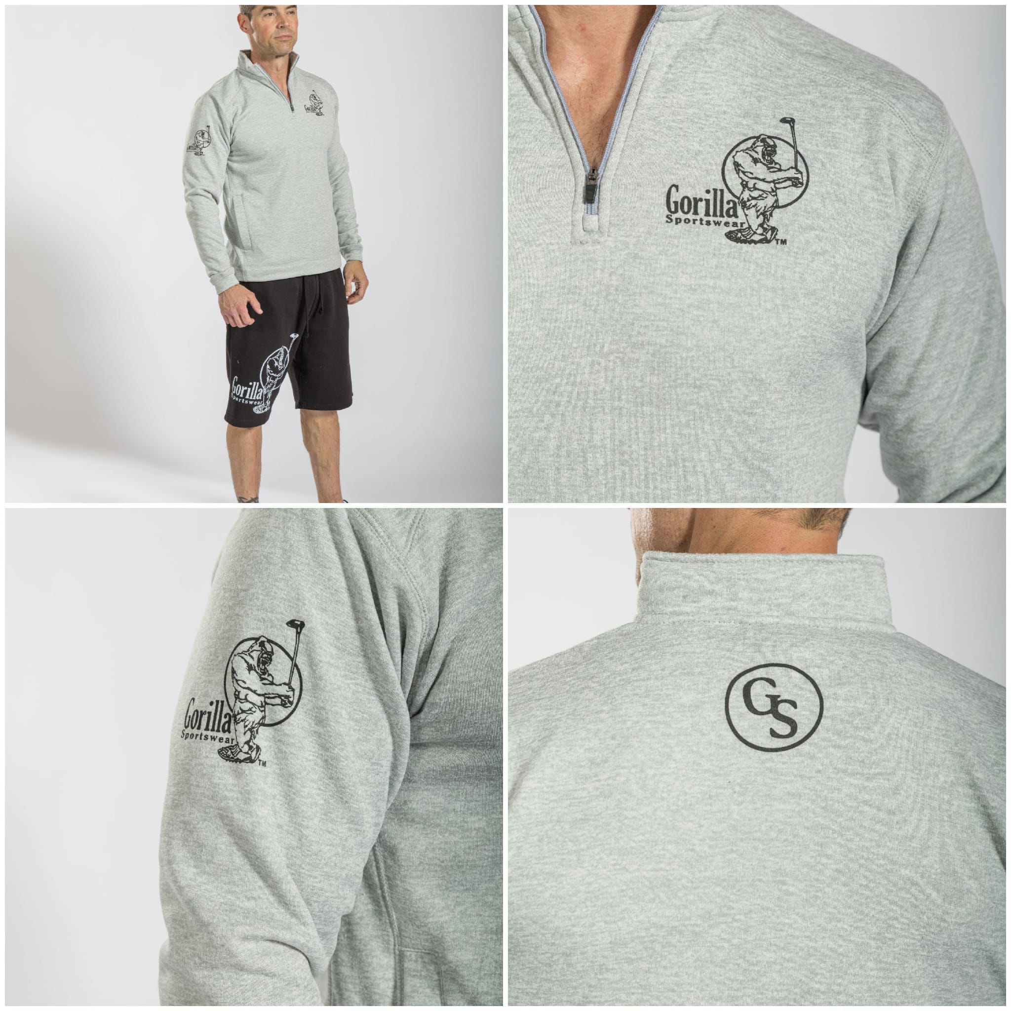 Birdie Breeze: Quarter Zip & Shorts Ensemble