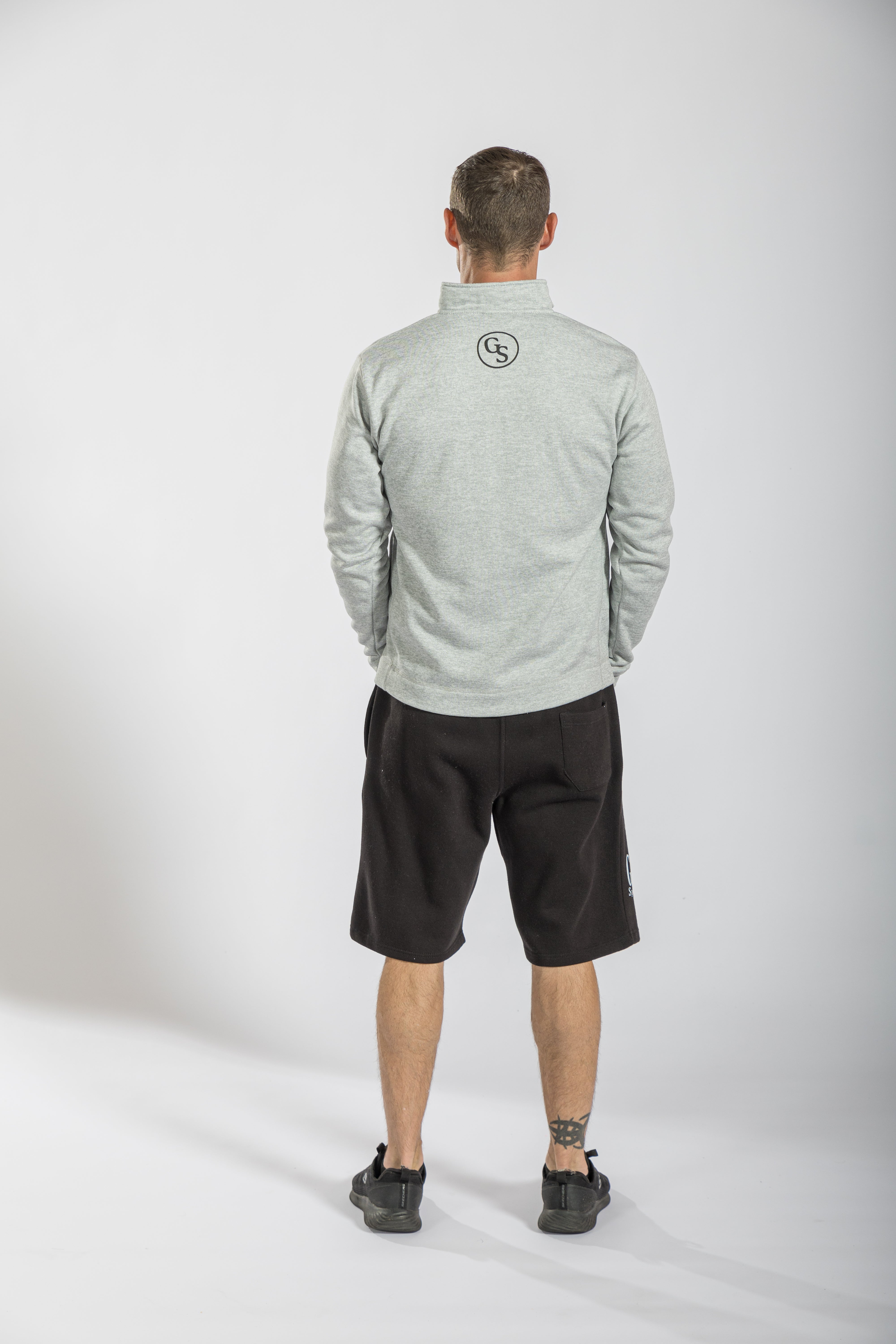 Birdie Breeze: Quarter Zip & Shorts Ensemble
