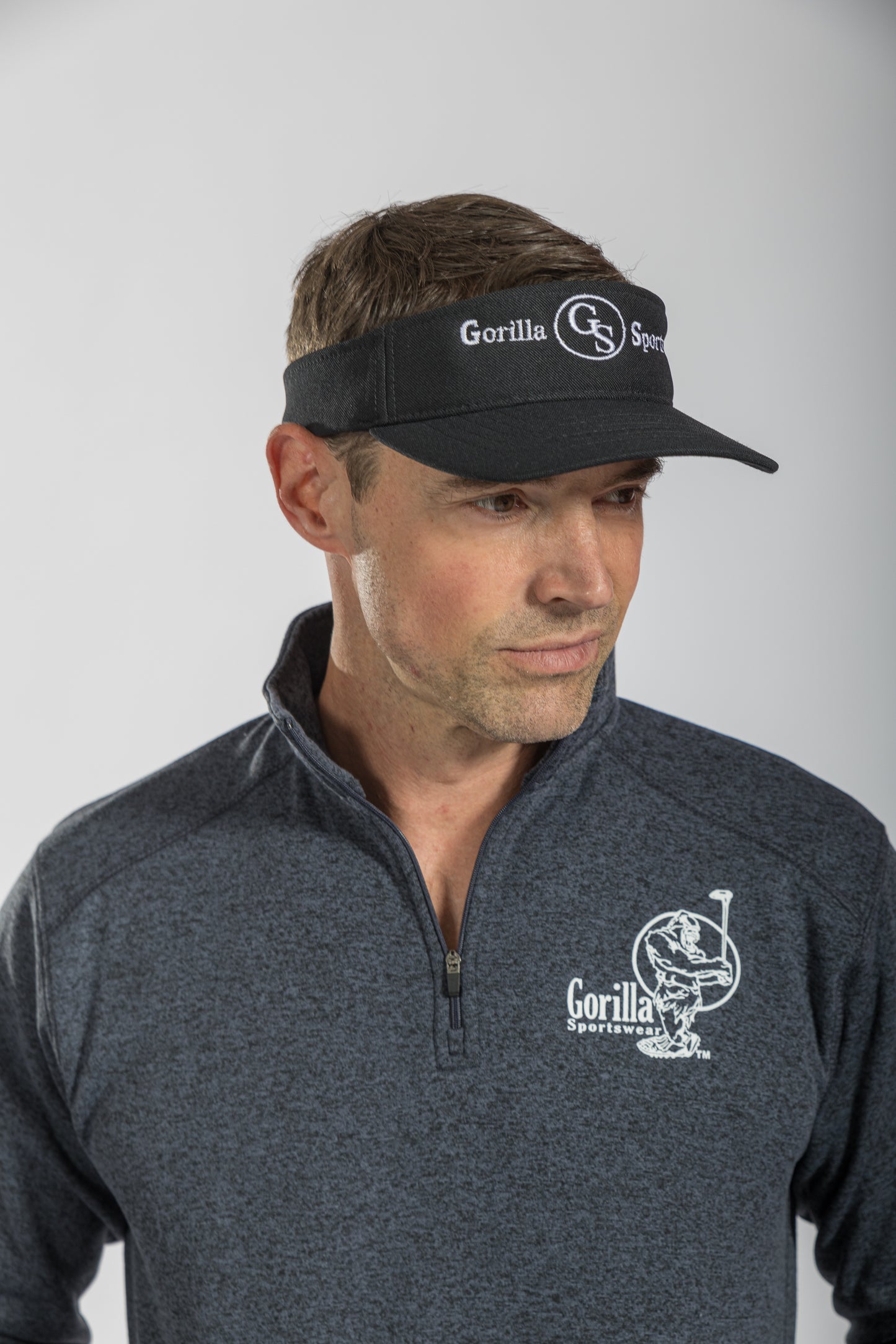 Gorilla Gear Golf Quarter Zip & Short Combo