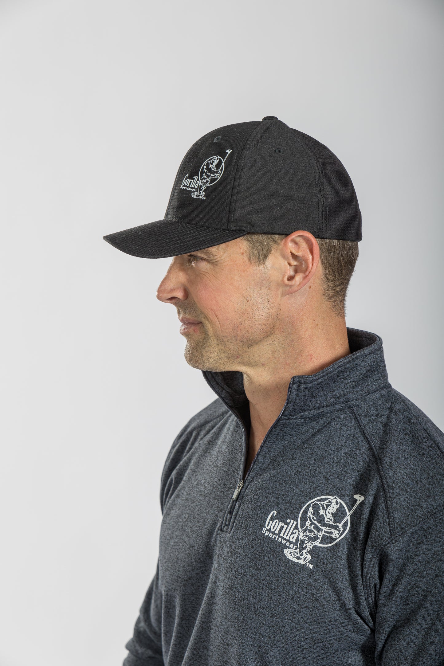 Gorilla Gear Golf Quarter Zip & Short Combo