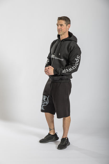 Birdie Blend Sleek Golf Hoodie and Short Ensemble