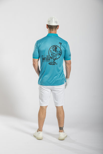 Mens & Womens Unisex Lightweight Skyblue Golf Shirt