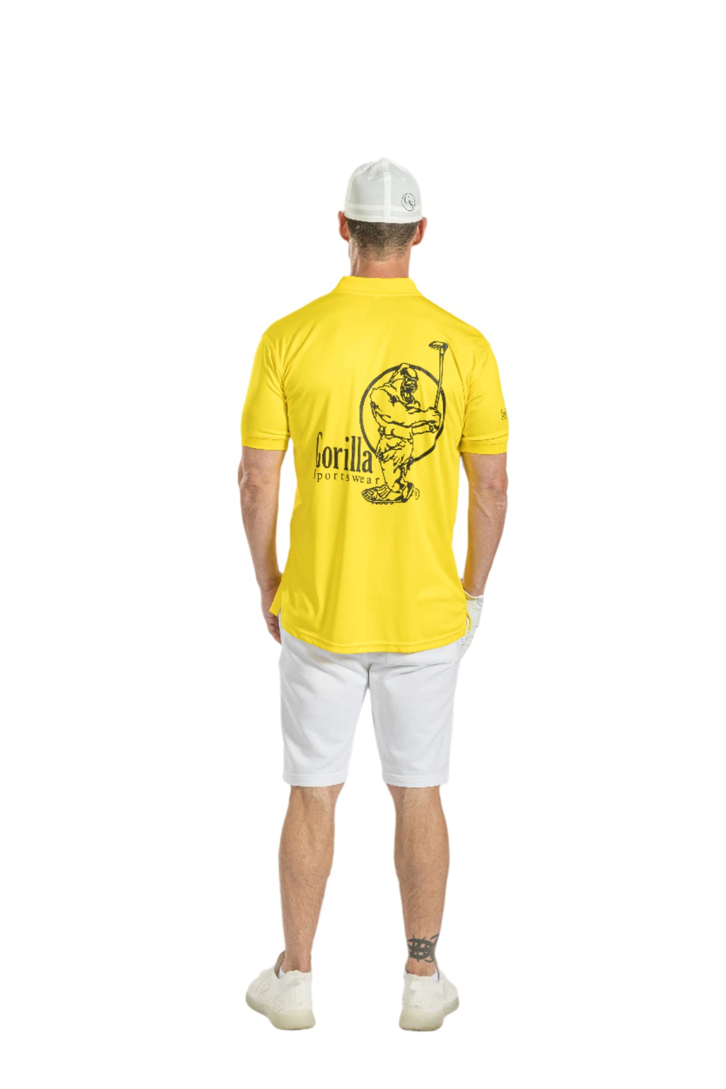 Mens & Womens Unisex Lightweight Yellow Golf Shirt