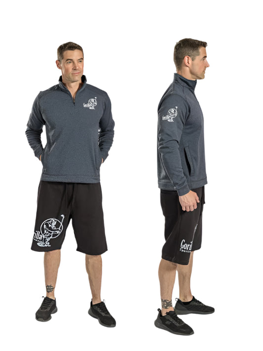Gorilla Gear Golf Quarter Zip & Short Combo