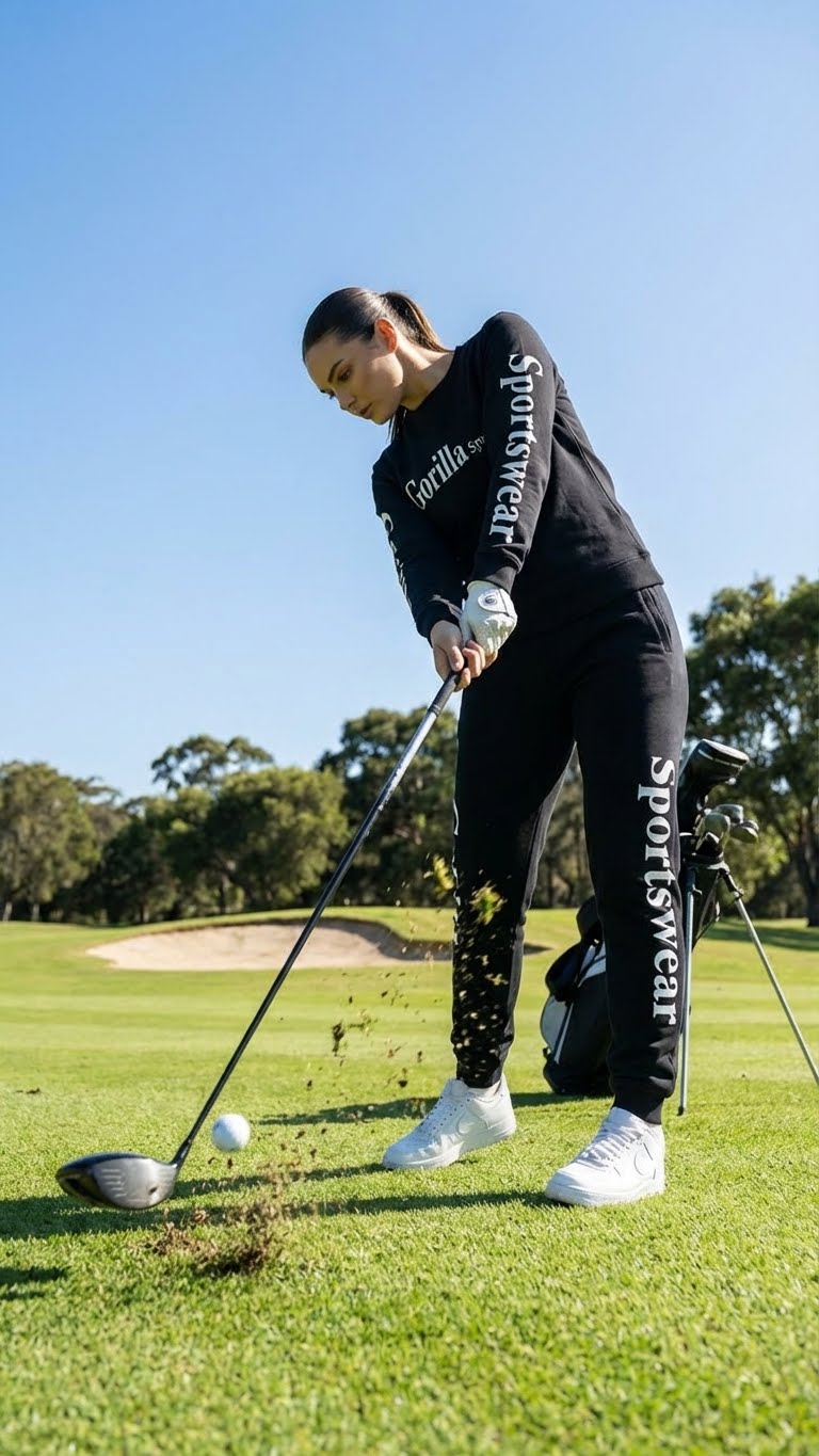 Men and Womens Unisex Black Sweatsuit Athleisure Sportswear