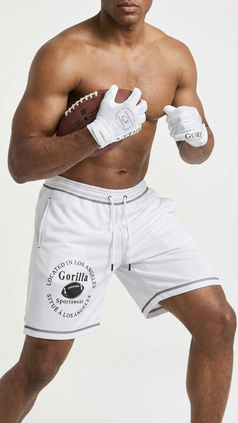 Men’s Football Training Set – Performance Shorts & High-Grip Receiver Gloves