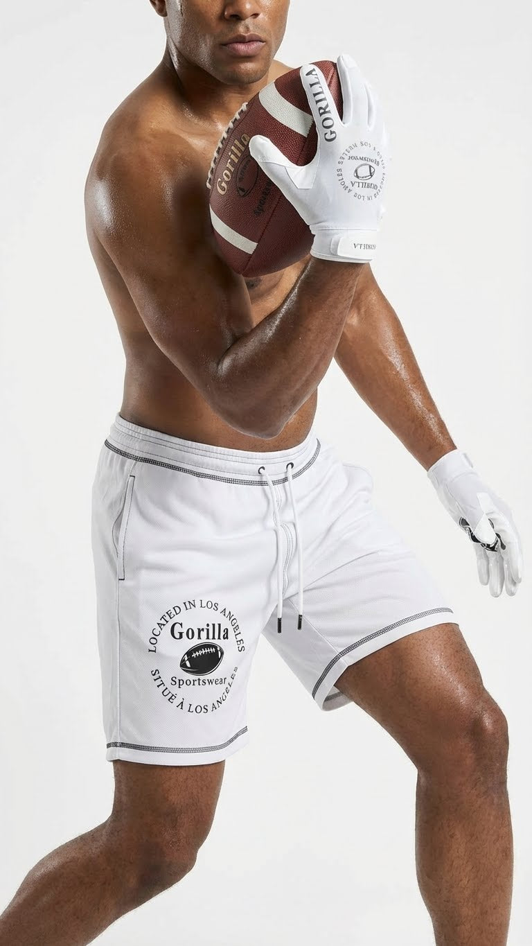 Men’s Football Training Set – Performance Shorts & High-Grip Receiver Gloves