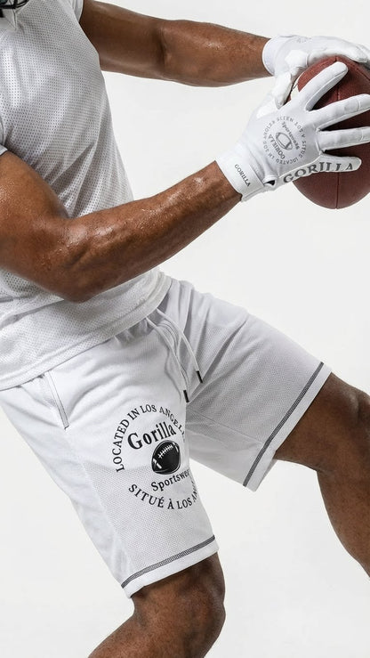 Men’s Football Training Set – Performance Shorts & High-Grip Receiver Gloves