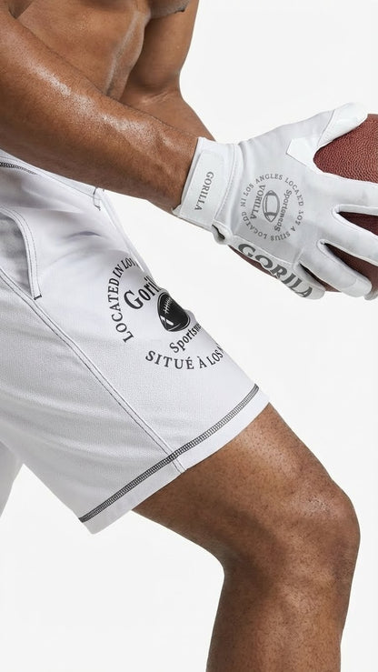 Men’s Football Training Set – Performance Shorts & High-Grip Receiver Gloves