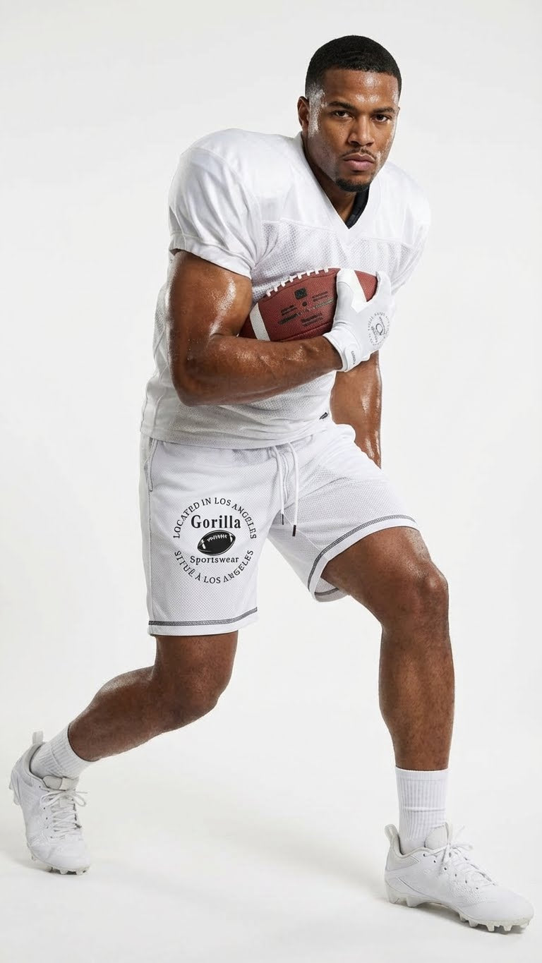 Men’s Football Training Set – Performance Shorts & High-Grip Receiver Gloves