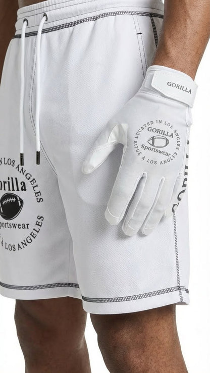 Men’s Football Training Set – Performance Shorts & High-Grip Receiver Gloves
