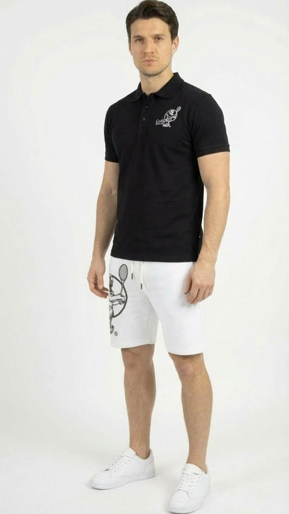 Men & Women Unisex Lightweight Black Tennis Shirt for Performance and Comfort