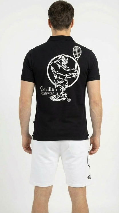 Men & Women Unisex Lightweight Black Tennis Shirt for Performance and Comfort