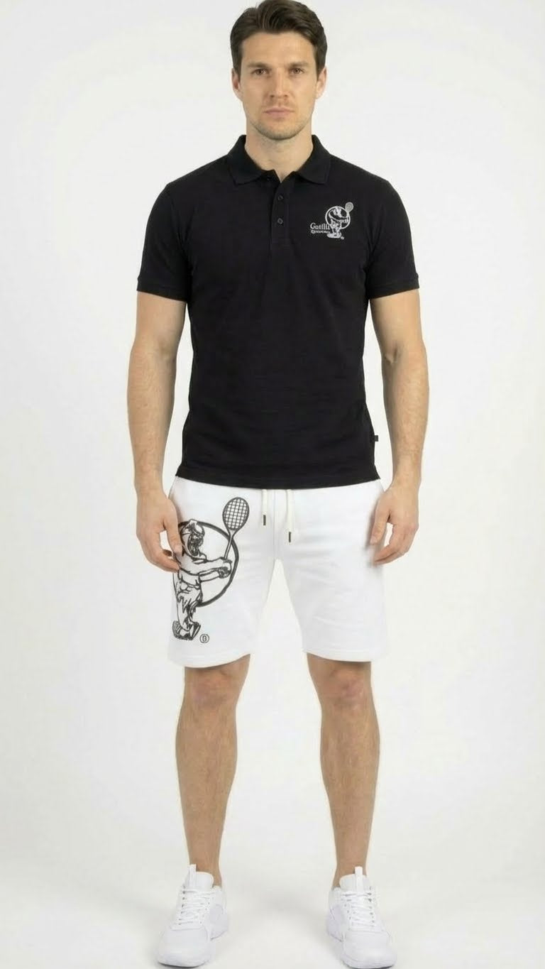 Men & Women Unisex Lightweight Black Tennis Shirt for Performance and Comfort