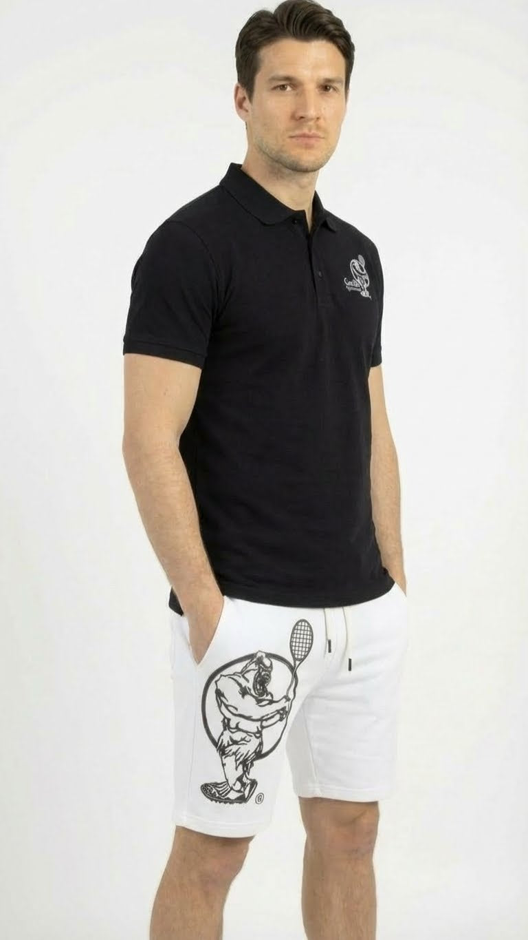 Men & Women Unisex Lightweight Black Tennis Shirt for Performance and Comfort