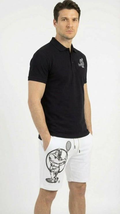 Men & Women Unisex Lightweight Black Tennis Shirt for Performance and Comfort