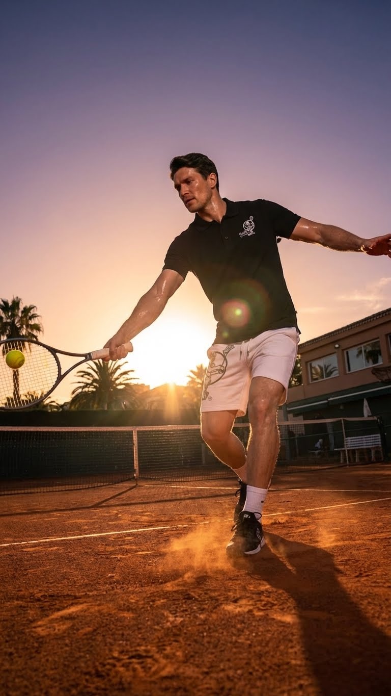 Men & Women Unisex Lightweight Black Tennis Shirt for Performance and Comfort