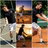 Men & Women Unisex Lightweight Black Tennis Shirt for Performance and Comfort