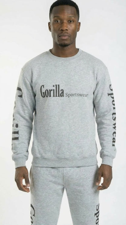 Men & Women Unisex Gray Sweatsuit Athleisure Sportswear Set for Comfort and Everyday Wear