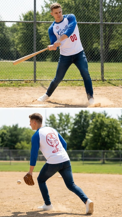 Men’s Baseball T-Shirt for Comfort, Training, and Everyday Wear
