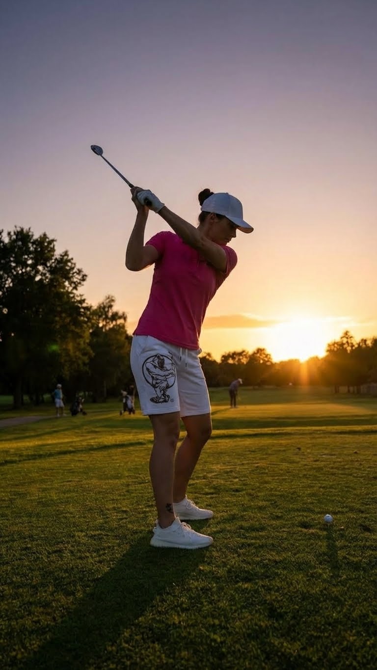 Men & Women Unisex Lightweight Pink Golf Shirt for Breathable Comfort and Performance