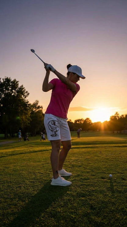 Men & Women Unisex Lightweight Pink Golf Shirt for Breathable Comfort and Performance
