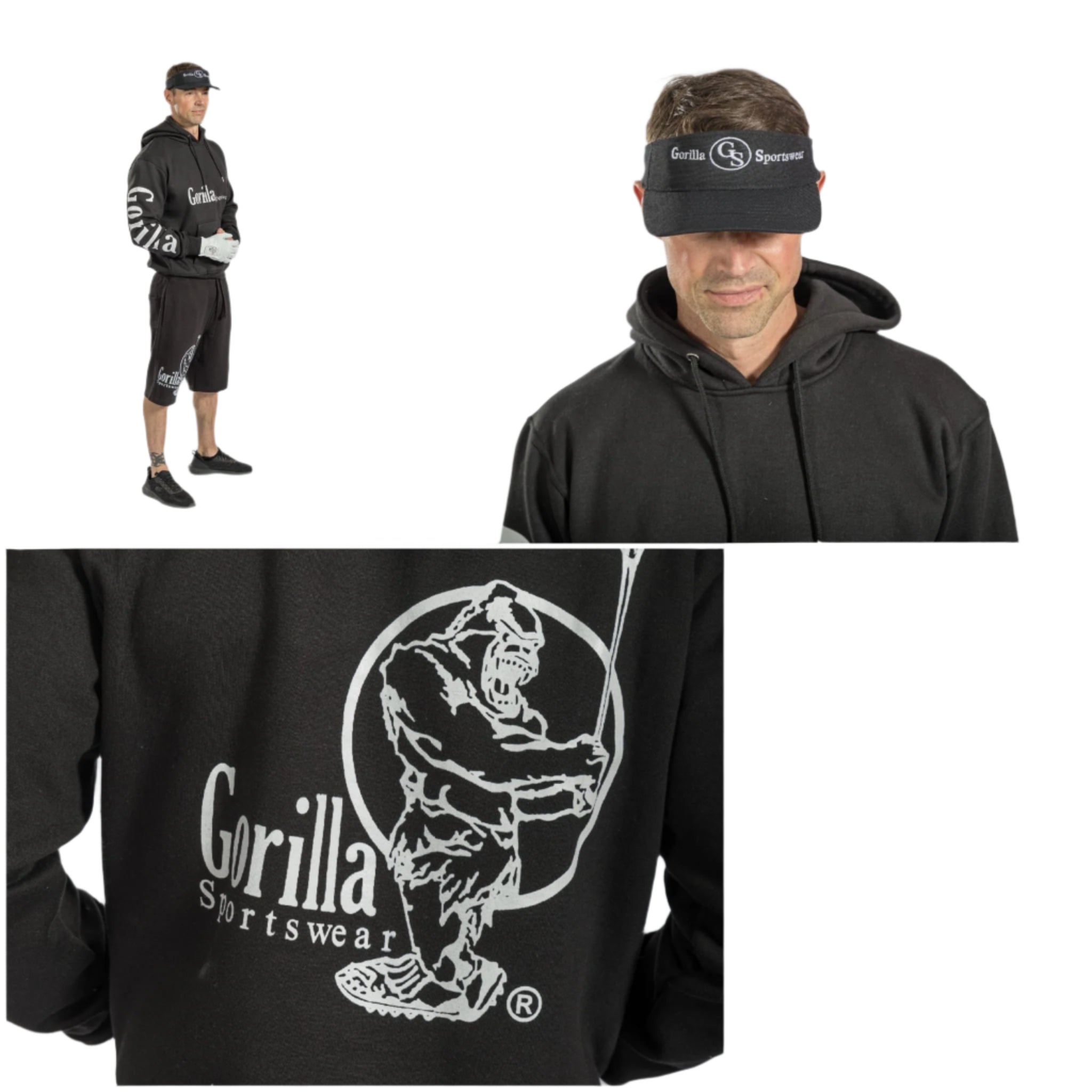Birdie Blend Sleek Golf Hoodie and Shorts Ensemble