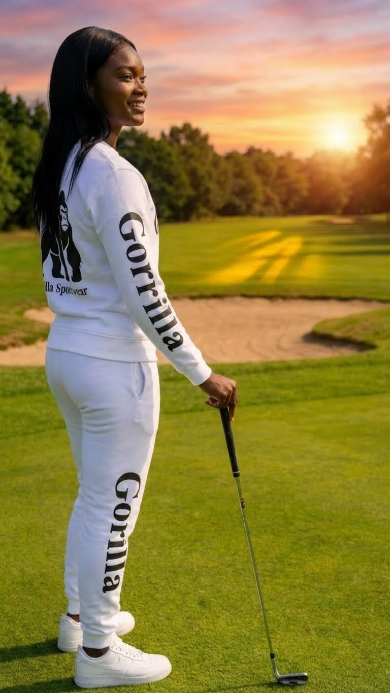 Men & Women Unisex White Sweatsuit Athleisure Sportswear Set for Comfort and Everyday Style