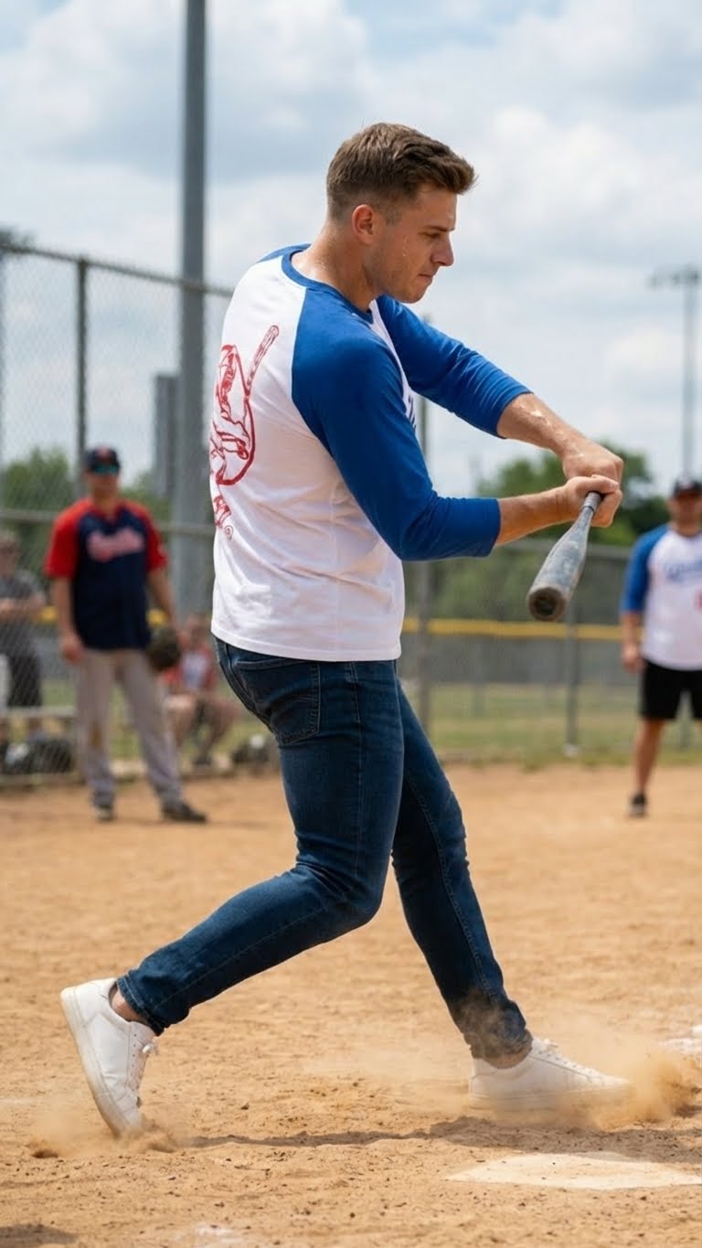 Men’s Baseball T-Shirt for Comfort, Training, and Everyday Wear