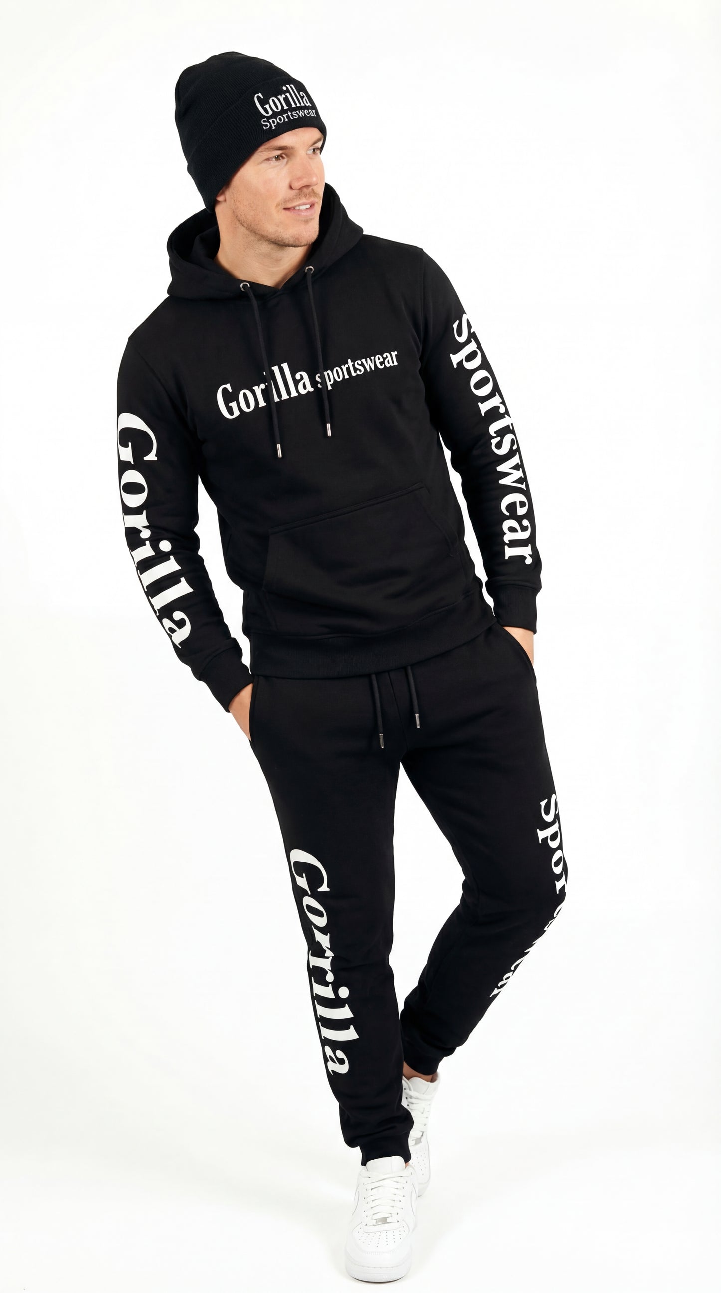 Men & Women Premium Black Sweatsuit for Comfort, Training, and Everyday Wear