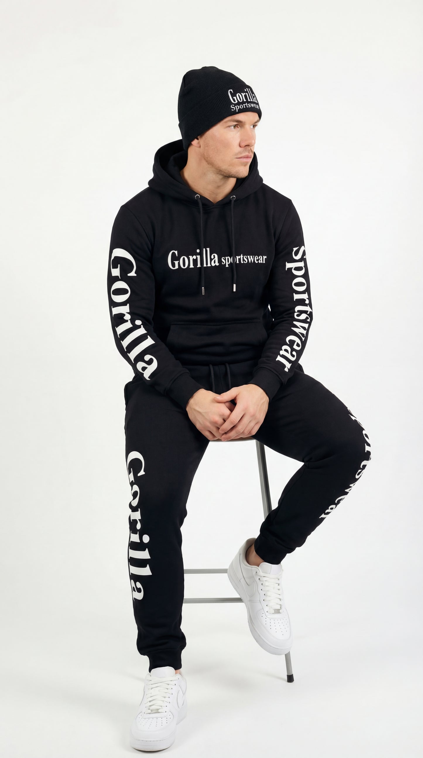 Men & Women Premium Black Sweatsuit for Comfort, Training, and Everyday Wear