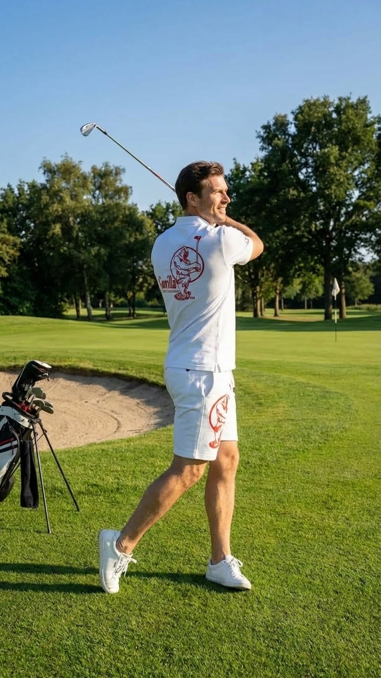 Men & Women Short Sleeve Golf Polo Shirt