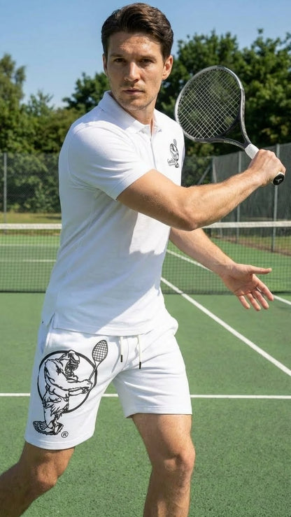 Men & Women Unisex Lightweight White Tennis Shirt for Performance and Comfort
