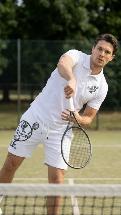 Men & Women Unisex Lightweight White Tennis Shirt for Performance and Comfort