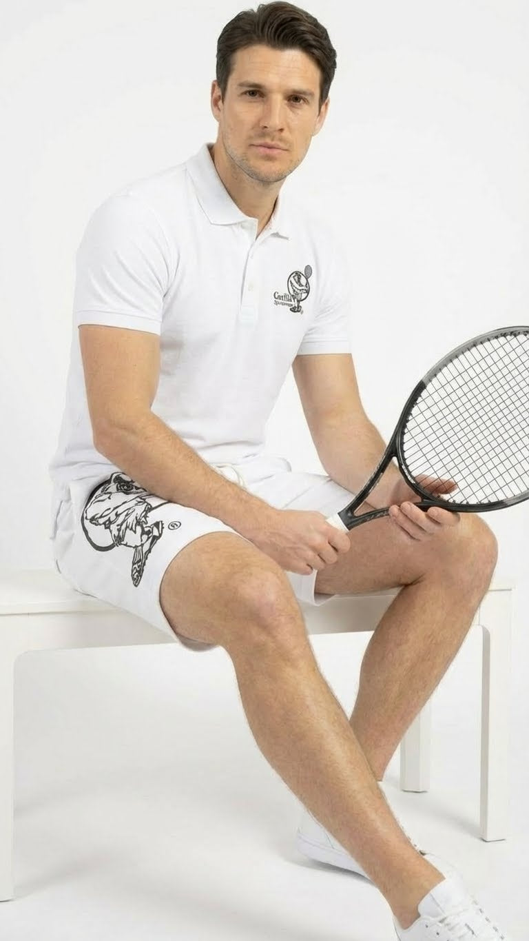 Men & Women Unisex Lightweight White Tennis Shirt for Performance and Comfort
