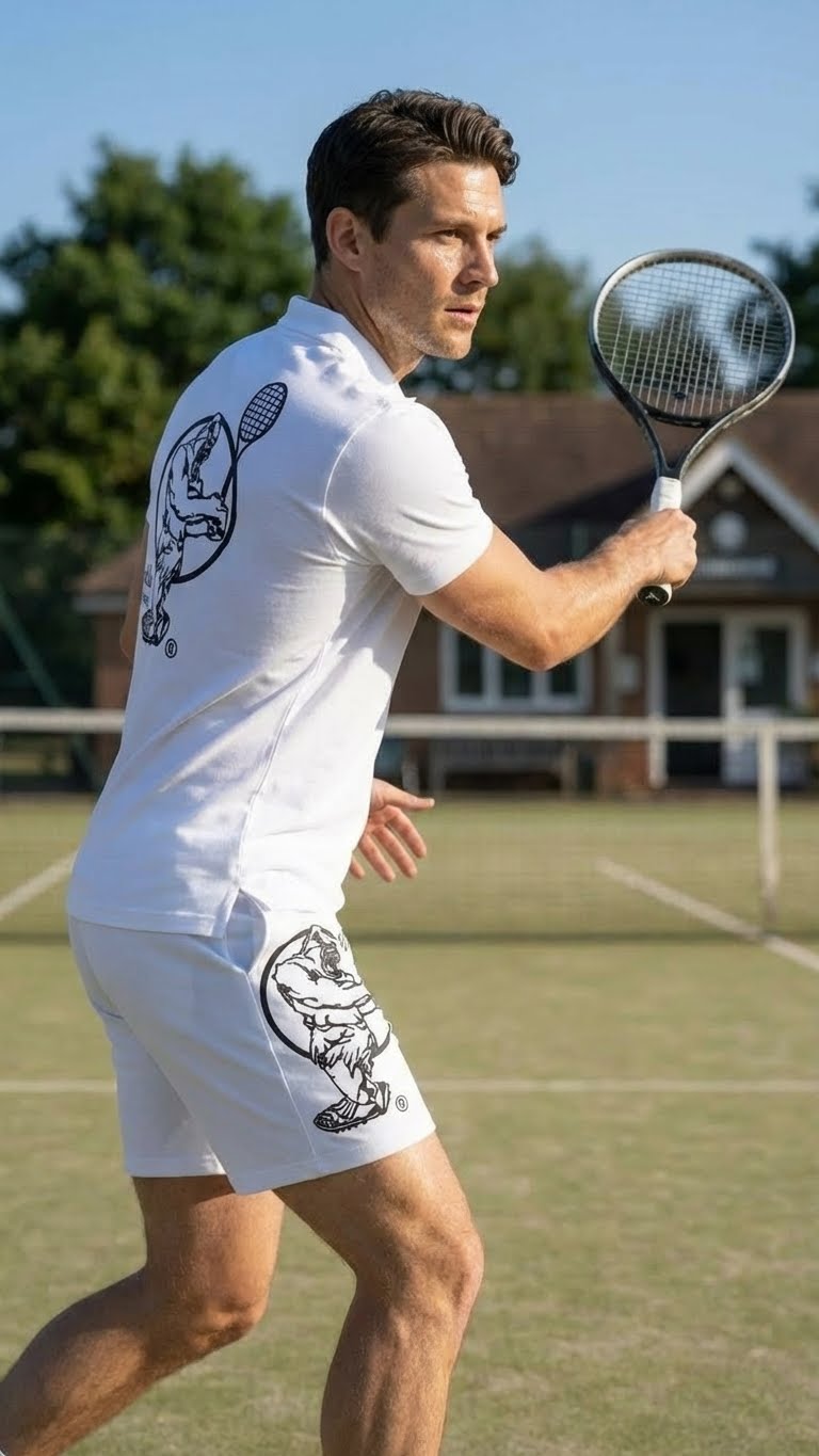 Men & Women Unisex Lightweight White Tennis Shirt for Performance and Comfort