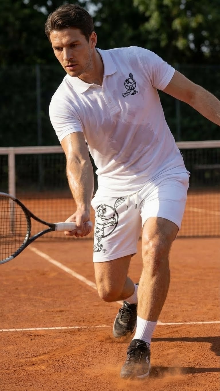 Men & Women Unisex Lightweight White Tennis Shirt for Performance and Comfort