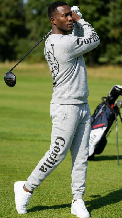 Men & Women Unisex Gray Sweatsuit Athleisure Sportswear Set for Comfort and Everyday Wear