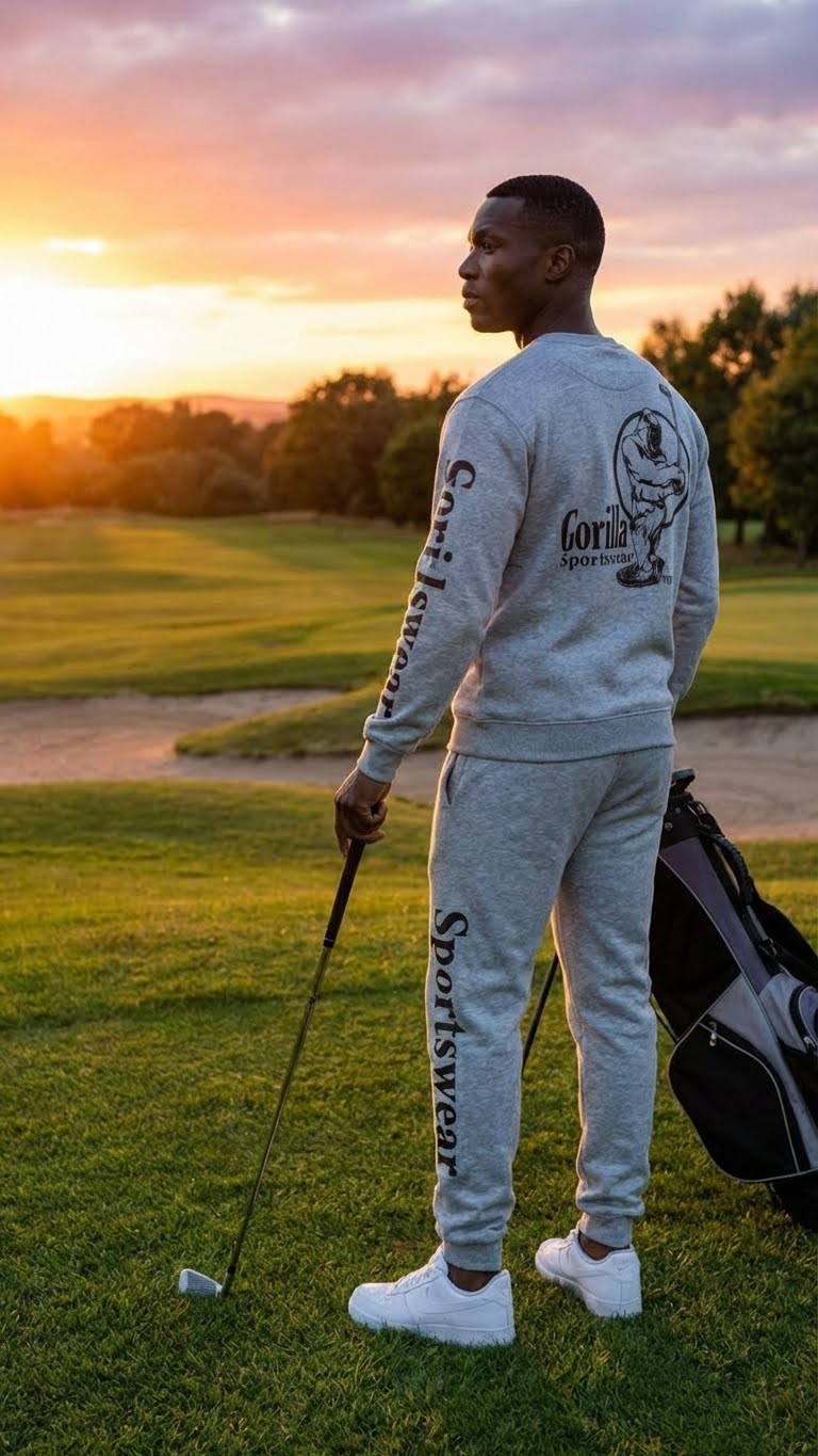Men & Women Unisex Gray Sweatsuit Athleisure Sportswear Set for Comfort and Everyday Wear