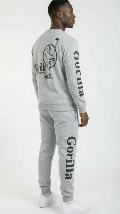Men & Women Unisex Gray Sweatsuit Athleisure Sportswear Set for Comfort and Everyday Wear