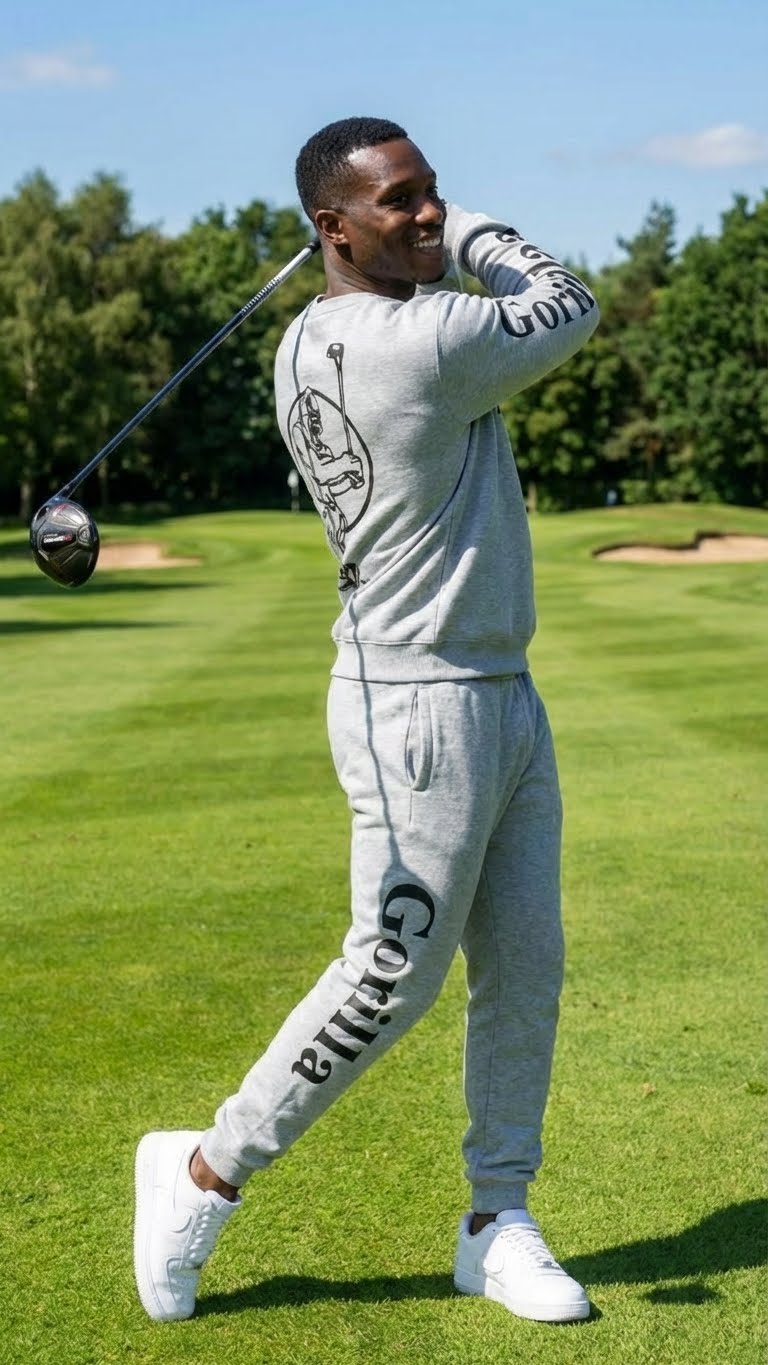 Men & Women Unisex Gray Sweatsuit Athleisure Sportswear Set for Comfort and Everyday Wear